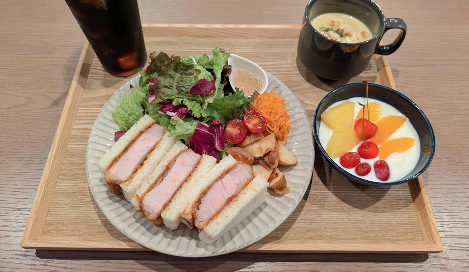 和風たまごオープンサンドプレート